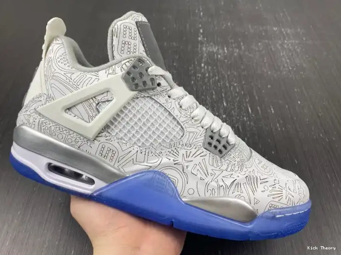 Kick Theory Retro Jordan 4 Laser Anniversary 705333-105 30th 0601